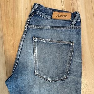 ACNE Moc Hurry ripped straight jeans size 30/32
